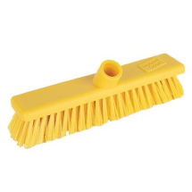 12inch (300mm)   STIFF BROOM HEAD HYGIENE YELLOW 12inch (300mm)   STIFF BROOM HEAD HYGIENE YELLOW