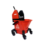 TRAD 4 KENTUCKY HEAVY DUTY MOP BUCKET C/W 3 CASTORS RED TRAD 4 KENTUCKY HEAVY DUTY MOP BUCKET C/W 3 CASTORS RED