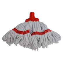LUCY    MIDI YARN SCREW ON MOP HEAD RED LUCY    MIDI YARN SCREW ON MOP HEAD RED