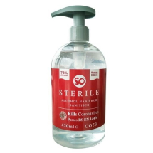 SELDEN         SO STERILE HAND SANITISER 73% ALCOHOL 500ml SELDEN         SO STERILE HAND SANITISER 73% ALCOHOL 500ml